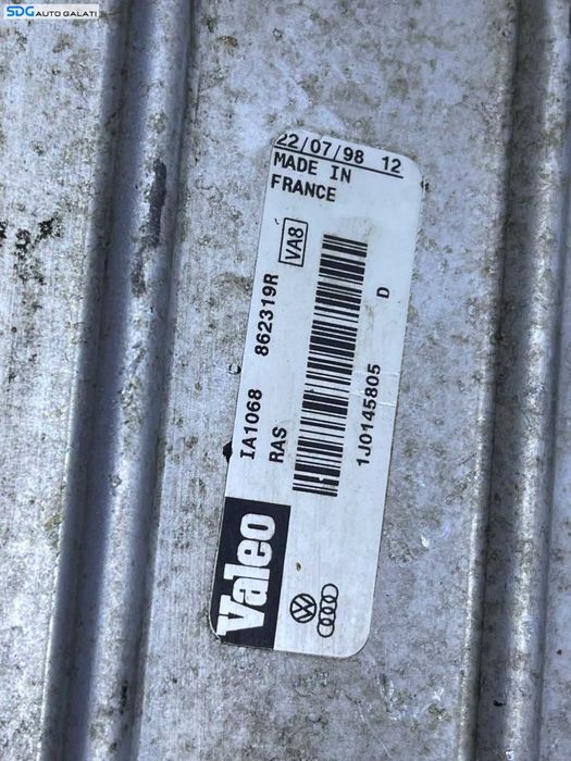 Radiator Racire Aer Intercooler Volkswagen Bora 1.9 TDI AHF ALH AGR AJM AUY ATD ASV 1999 - 2005 Cod 1J0145805