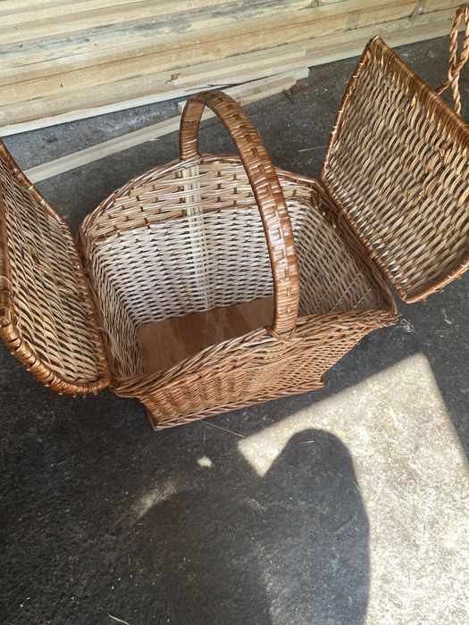 Кошница пикник - ръчно изработена