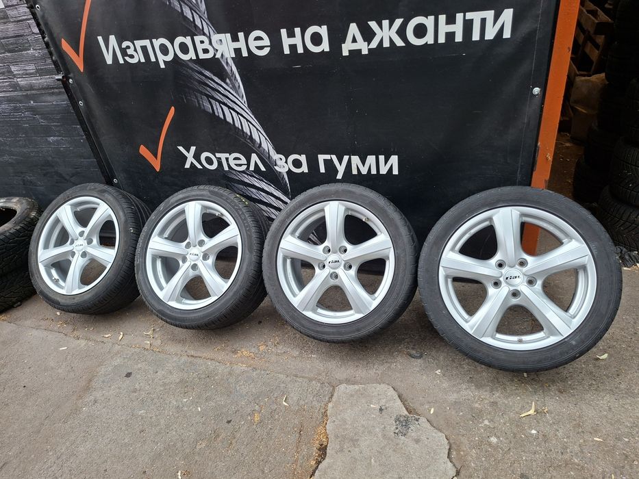 Почти Нови 17" 5Х112мм Rial Germany, 5x112mm Немски Алуминиеви джанти
