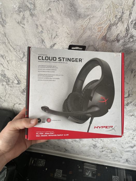 Игровые наушники HyperX Cloud Stinger Red Black