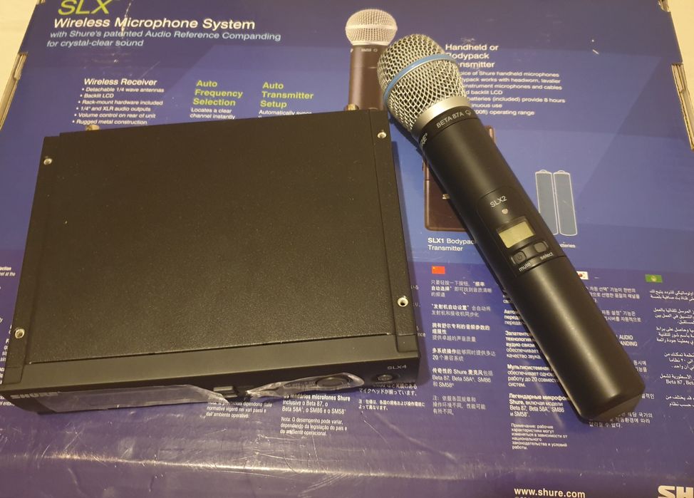 Microfon Wireless SHURE BETA 87A SLX4