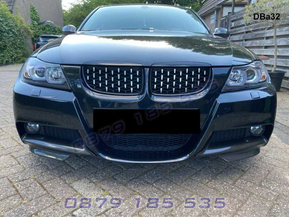 Бъбреци тип диамант BMW 3 E90 E91 диамантени грил решетки тунинг бмв