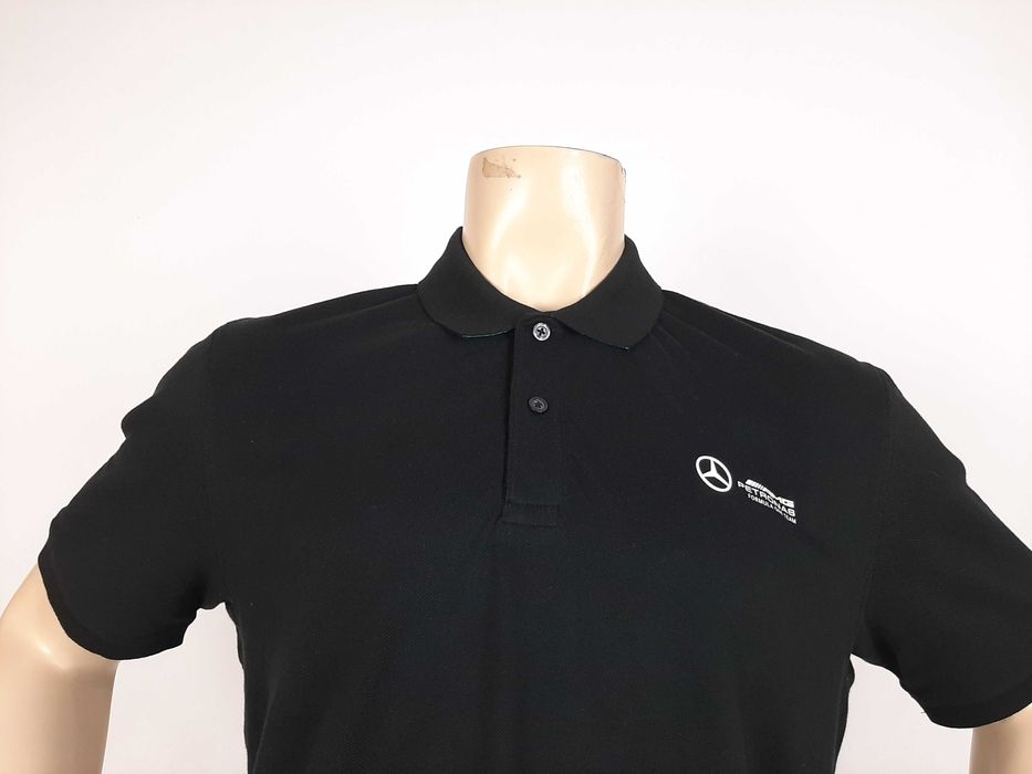 Mercedes AMG F1 Polo - Оригинална мъжка тениска с яка размер XL