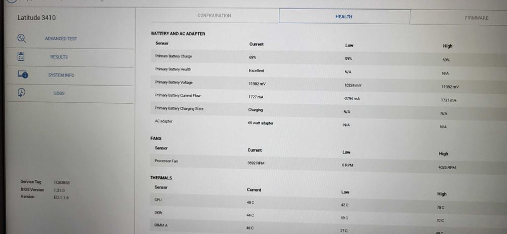 Dell Latitude 3410, i5 10th gen, 256Gb SSD, 8GB RAM (Ca nou - folie de protectie pe margini)