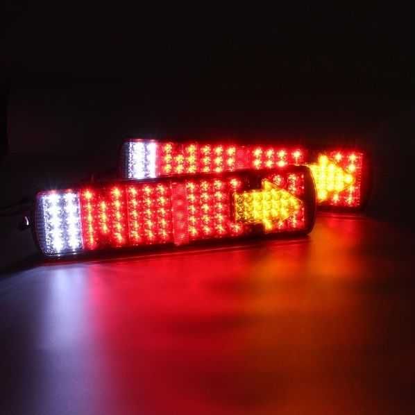 2 бр. LED Диодни стопове 12V 52 cm Стопове за Бус Ремарке Тир Каравана