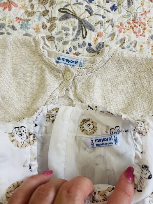 Рокля с животните от джунглата на Mayoral 98 см 3 г.