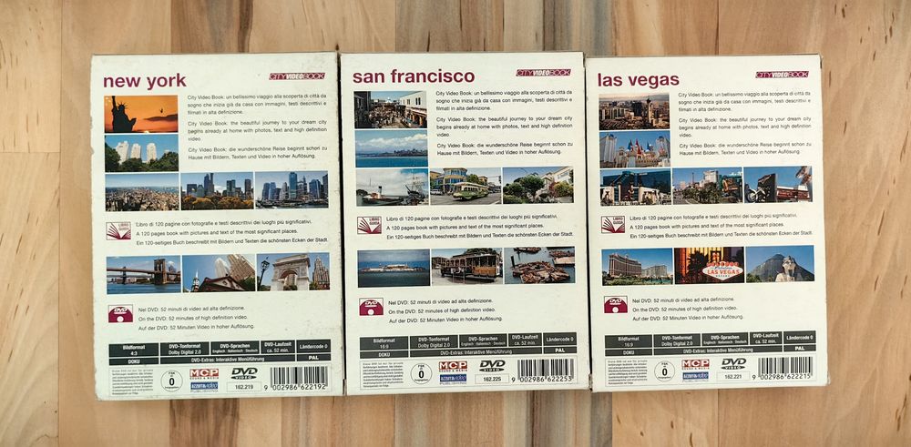 Cărți și DVD-uri City Video book New York San Francisco Las Vegas