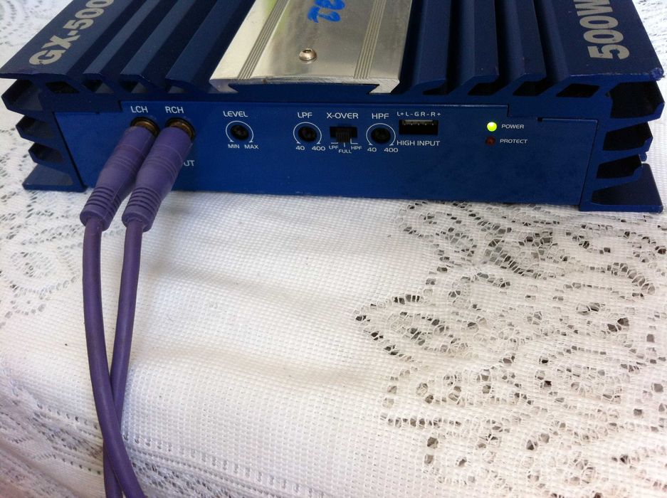 Amplificator Terminator max500W /Blaupunkt max400W/Sig.ANL 100A statie