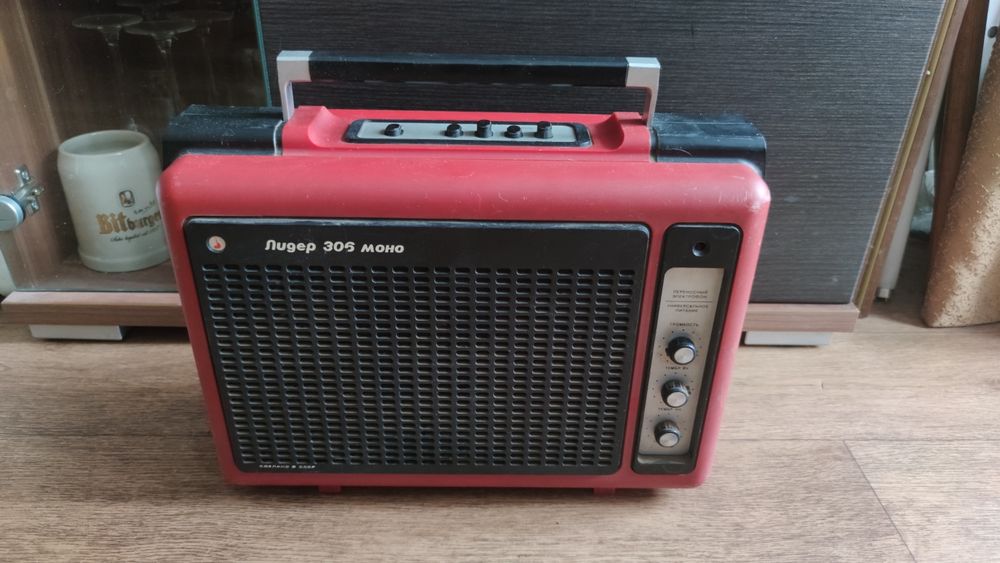 Проигрыватель Лидер 306, колонки Лидер 206