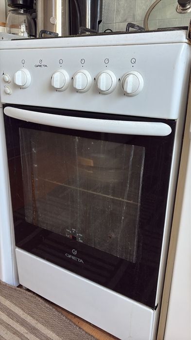 Газавая плита белая