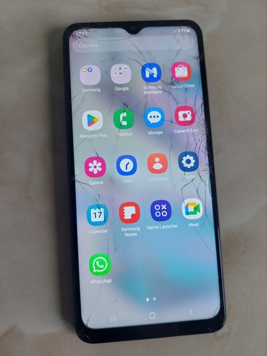 [A12] Vând Samsung Galaxy A12 /cu sticla spartă dar perfect funcțional