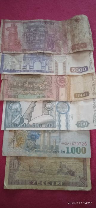 Monede si bancnote vechi romanesti