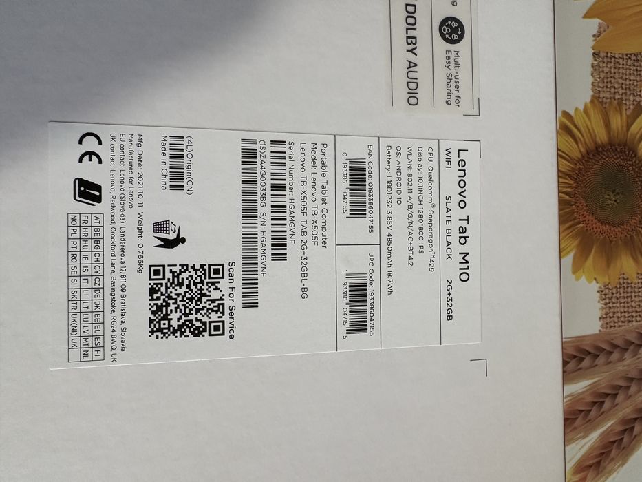 Tableta Lenovo Tab M10 TB-X505F