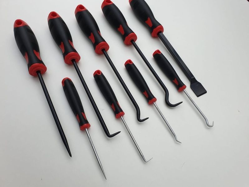 Set 9 carlige pentru extras garnituri simeringuri oringuri