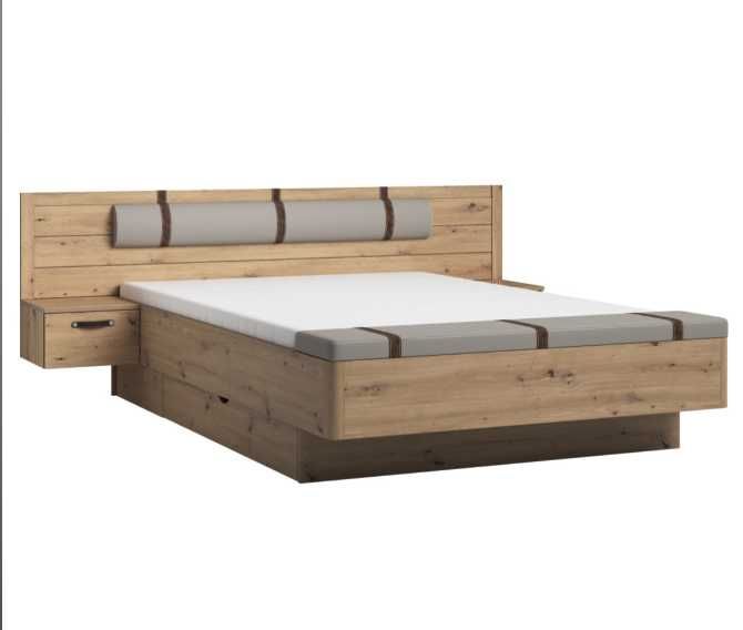 Pat Cu 2 Noptiere Prestige, Dimensiune Saltea WELLPUR 160 X 200 Cm