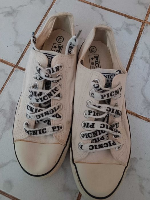 Бели кецове Picnic, №40, 10 лева