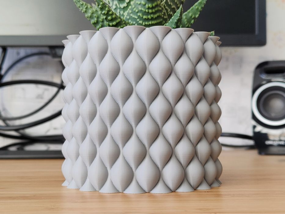 Кашпо на 3 д принтере