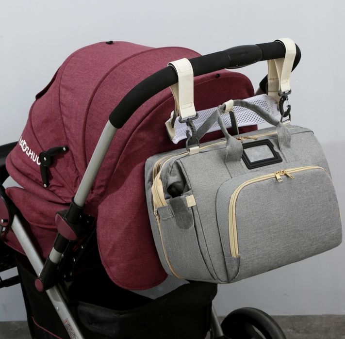 Geanta de scutece, cu patut extensibil