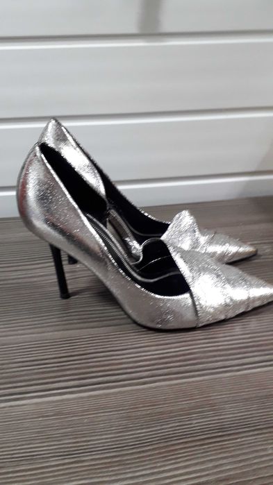 Pantofi Zara arginti
