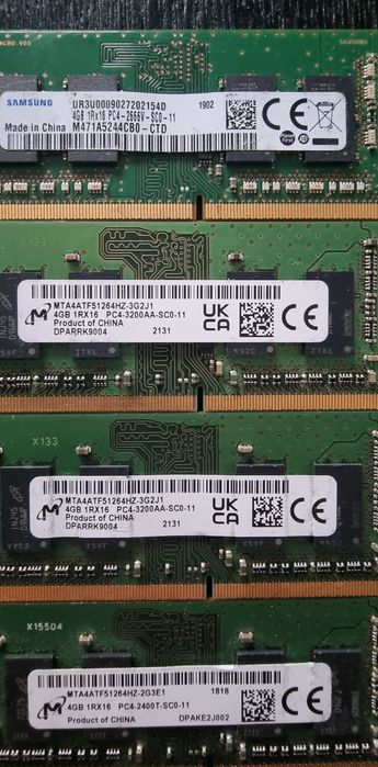 Рам памет 4 гб ддр4  за лаптоп