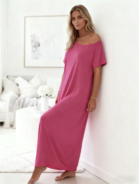 Платье свободное на S M L