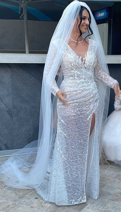 Rochie de mireasa Milla Nova - Model Fiamma, marimea L + voal inclus3m