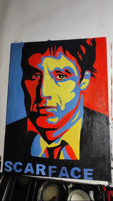 Tablou pictat Pop Art