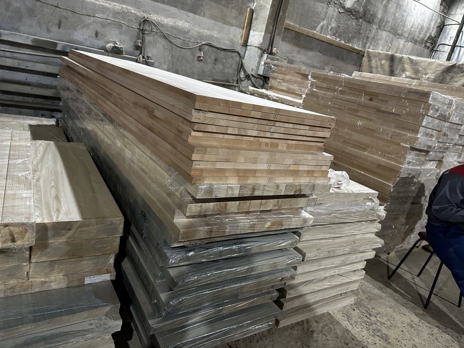 Мебельный щит дуб, бук, ясинь, береза