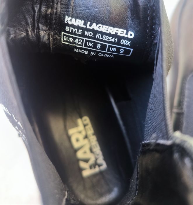 Karl Lagerfeld Номер 42 Мъжки ботуши
