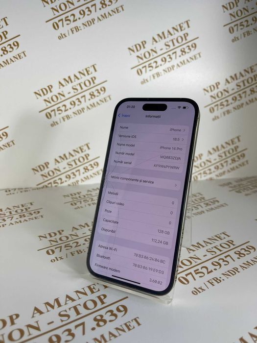 NDP Amanet NON-STOP Bld.Iuliu Maniu 69 IPHONE 14 PRO (50302)