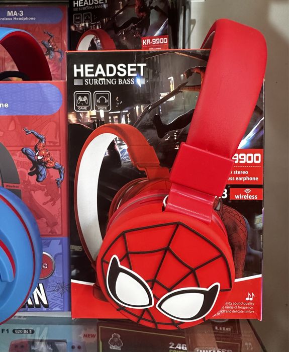 Детски слушалки Стич,Спайдърмен,Барби,Мики/Bluetooth слушалки