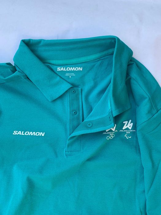 Тънка поло блуза с яка SALOMON / Олимпийските игри Милано Кортина 2026