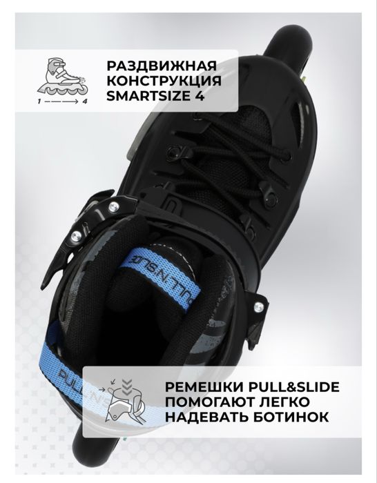 Роликовые коньки Reaction 32-35р