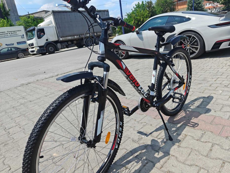 PA Алуминиев велосипед 27.5" PRO черен/червен