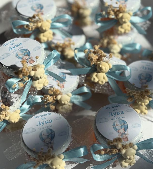 Подаръци за гости - погача, кръщене, рожден ден