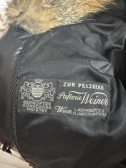 Haină vintage din blană naturală