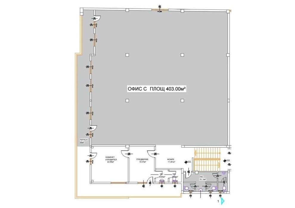 Дава се под наем Офис в Пловдив, Индустриална зона - Юг - 403 кв.м за 1807.95 € - Снимка #3