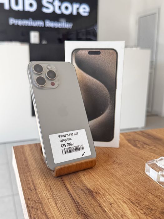 Айфон15ПроМакс•1024гб/89%сұр(титан)