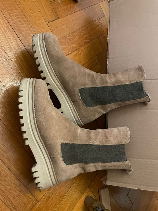 Cinque Bocanci Ghete Cizme piele intoarsa 39