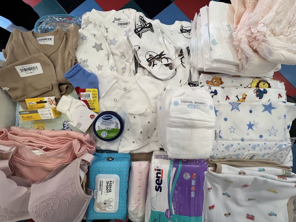 Готовая сумка в роддом: 21 500 тг. - Одежда для новорожденных Астана на Olx