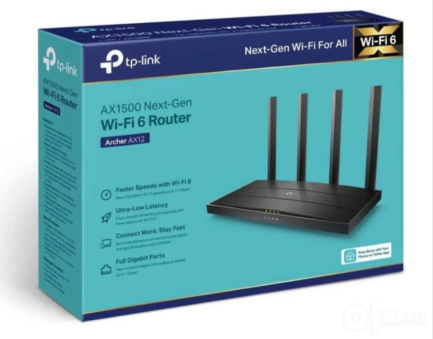 TP-Link Archer AX 12 Wi-fi 6 роутер
