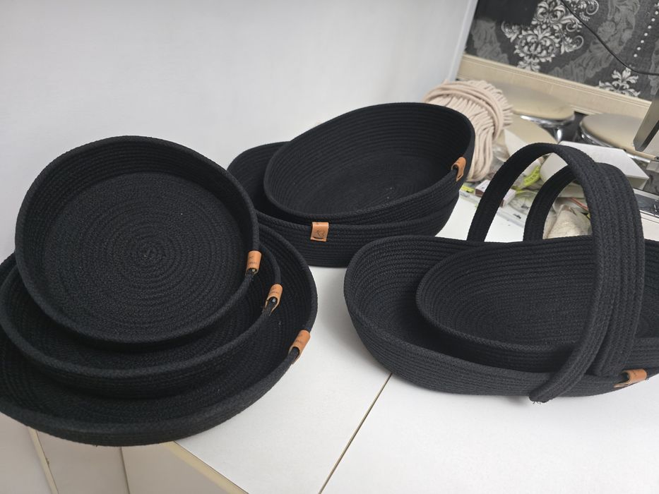 Корзинки макраме для клубники