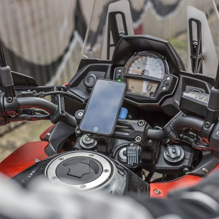 Suport Telefon ghidon moto/bicicletă + amortizor vibrații gratis