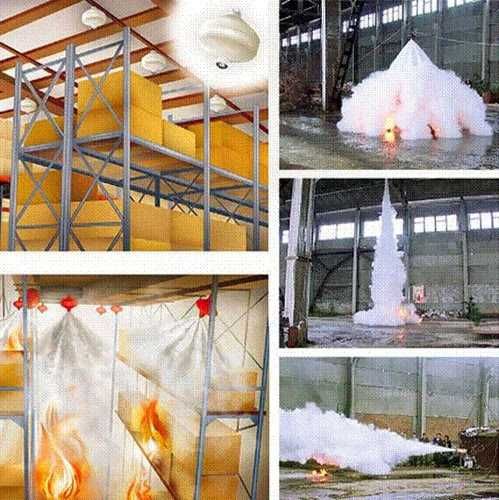 Монтаж порошкового тонкораспыленное сплинкерная 
газового пожаротушени