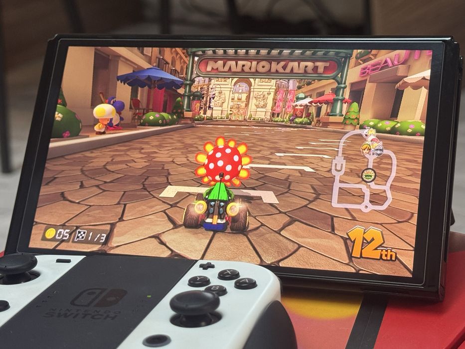 Nintendo Switch OLED с поставен чип