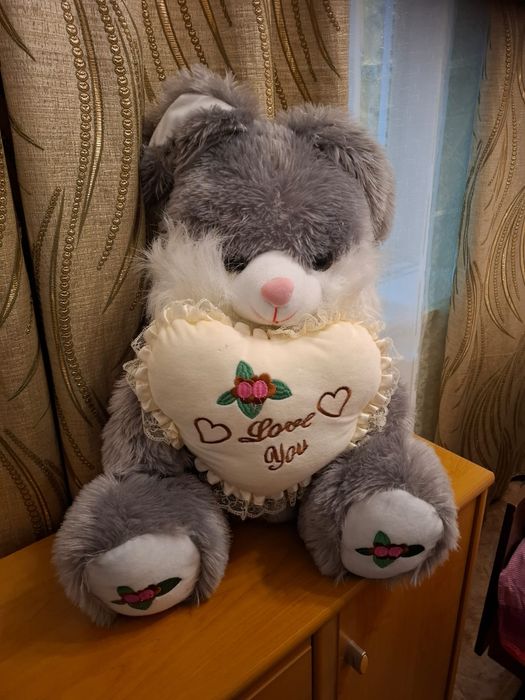 Мягкая игрушка заяц