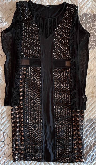 Дамска черна рокля нова