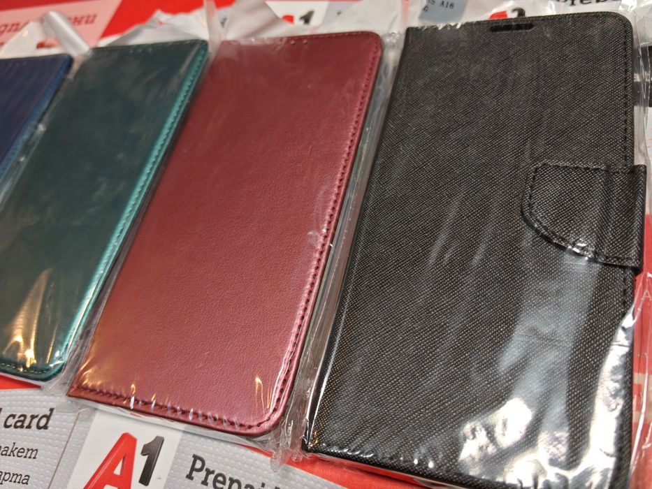 Samsung Galaxy A16 , S24FE калъф тип тефтер със силиконово легло