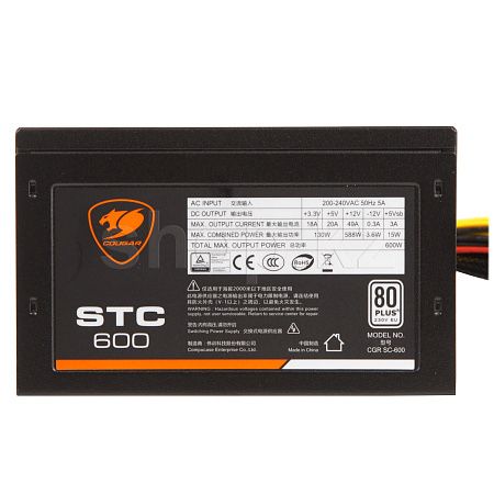 Блок питания ATX 600 W Cougar STC600 для ПК