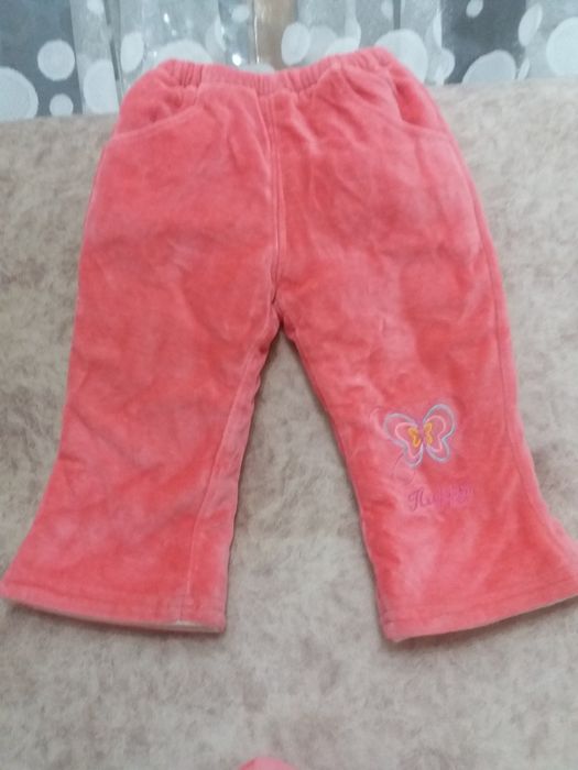 Куртка со штанишками теплая на зиму на малышку от 7 мес до 1,5года